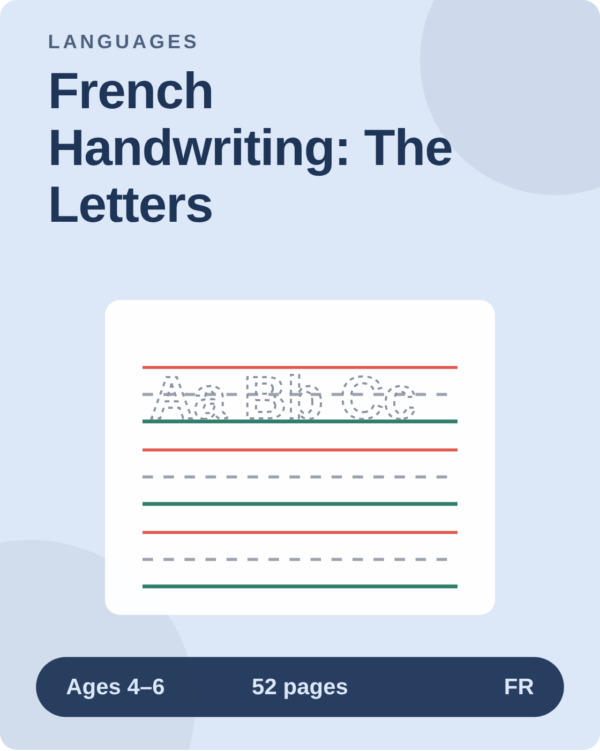 French Handwriting: The Letters