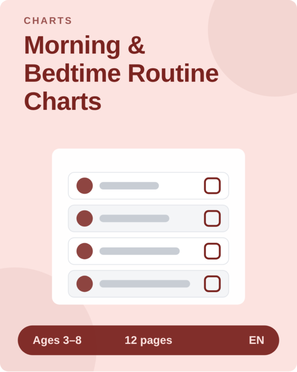 Morning & Bedtime Routine Charts