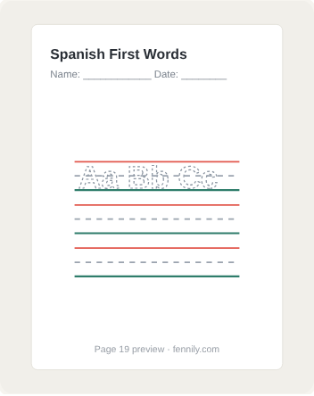 Spanish First Words - Image 2
